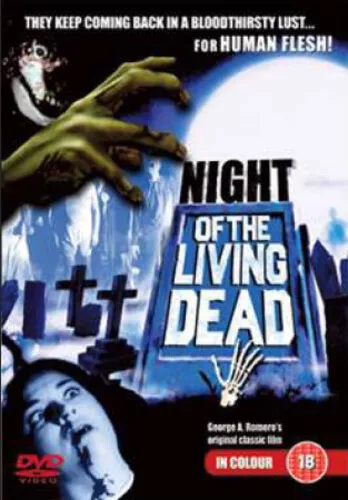 Night of the Living Dead DVD (2010) Judith O'Dea, Romero (DIR) cert 18