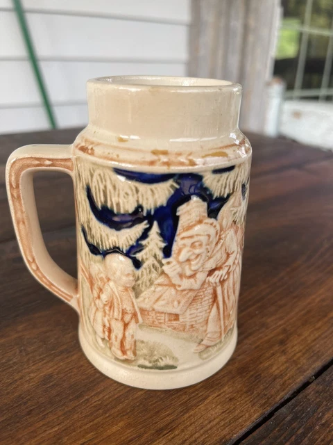 Blue Germany Miniature Beer Steins Sleeping Beauty And Hansel And Gretel