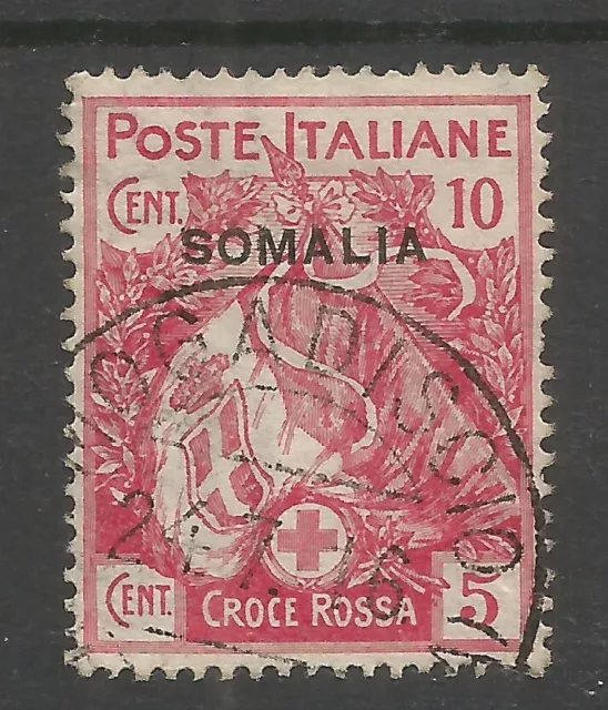 ITALY - SOMALIA 1916, RED CROSS 10c, SG 19, FINE USED