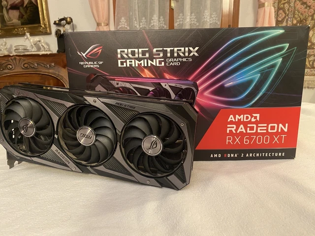ROG STRIX RX 6700 Xt O12G Xt Gpu EUR 320,00 - PicClick FR