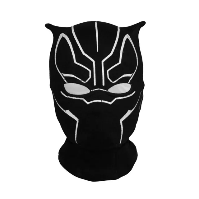 Halloween Prop Black Panther Chadwick Mask Helmet Fabric Balaclava Adult Cosplay