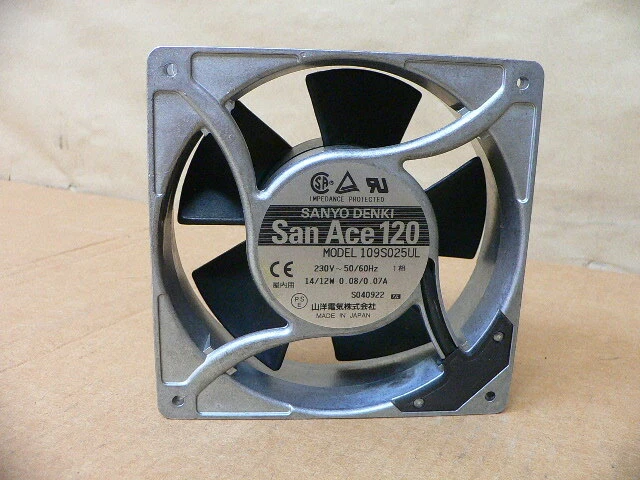 Sanyo Denki 109S025Ul Inverter Cabinet Fan