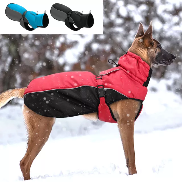 Cappottino Cappotto per Cani Giacca Vestiti Imbottito Caldo Gilet Abiti XL-6XL