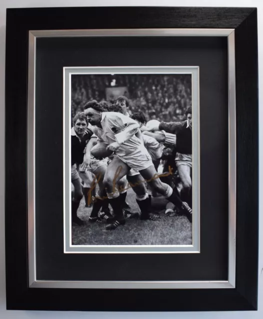 Bill Beaumont Signed 10x8 photo Autograph display England Rugby Framed/Unframed