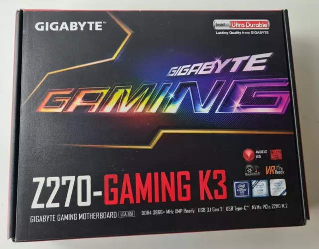 Carte mère Gigabyte Z270-GAMING K3 socket LGA 1151 h4 z270x z170 z270