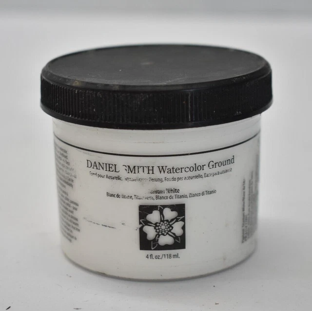 Jarro de acuarela molido Daniel Smith 4 oz blanco titanio 4 oz frasco 284055002