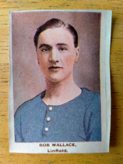 Bob Wallace Linfield C DC Thomson Adventure Famous Club Colours & Players 1923