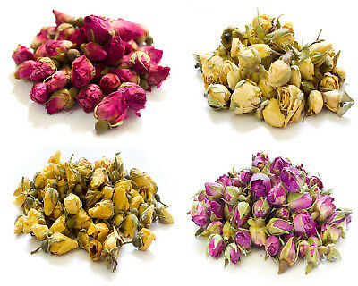 Dried Rose Buds, Dried Rose Petals, Pink Yellow Soap Craft Confetti Potpourri