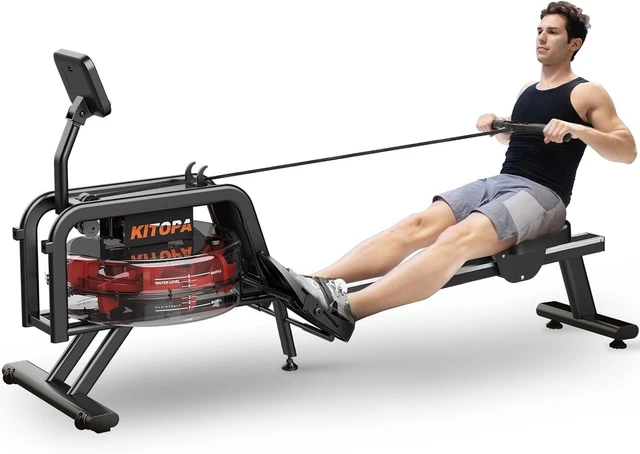 Bodymax h2row rowing machine with natural water resistance deals