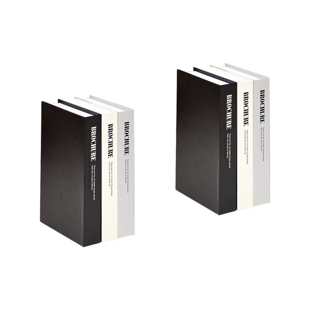 6 PCs Bücherregal Dekor gefälschte Buchmodell Dekorative Bücher für Wohnkultur