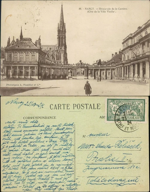 CPA Nancy Hemicvcle de la Carriere 1924