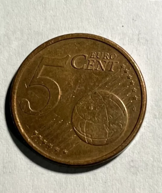 5 Euro Cents 2002 Germany Coin Oak branch