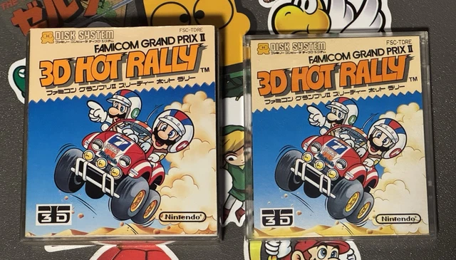 FAMICOM GRAND PRIX ll 3D Hot Rally Nintendo Disk System 1988