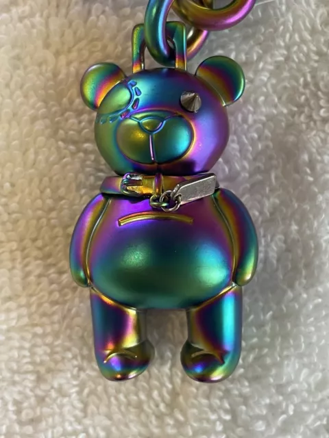 Coach Gold Hologram 3d Teddy Bear Bag Charm Keychain F87166 for sale online