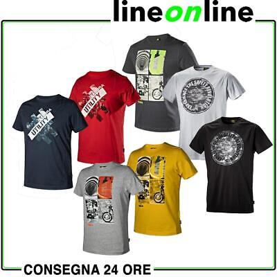 T-shirt da lavoro Diadora Utility Graphic Organic manica corta 100%jersey cotone