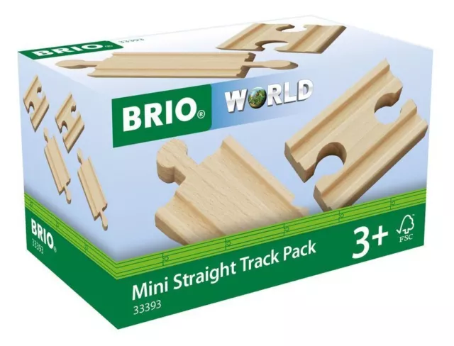 33393 BRIO 1/4 Ausgleichsschienen Mix | BRIO® | Stück | In Schachtel | 63339300