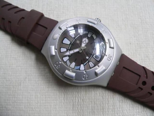 Swatch irony scuba 200 strap sales