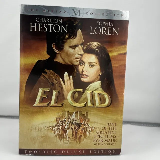 El Cid [Two-Disc Deluxe Edition] (W/ Slipcover) $1 SHIPPING IN BOX -VERY GOOD