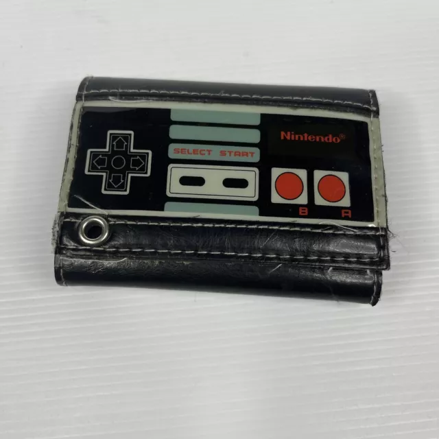 NINTENDO NES Controller Wallet Purse Small Fold Out Genuine Leather Kids