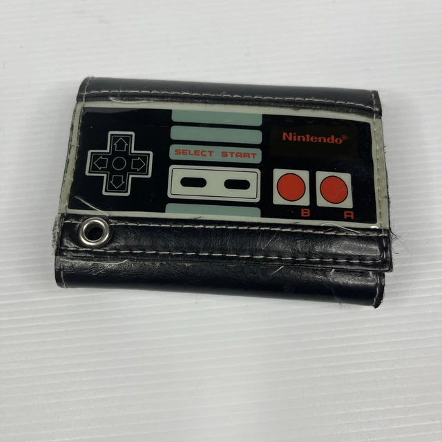 NINTENDO NES Controller Wallet Purse Small Fold Out Genuine Leather Kids
