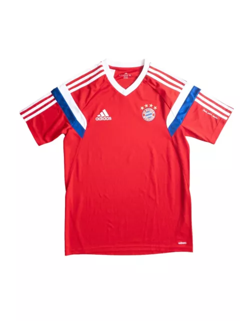 Adidas FC Bayern München 176 XL Rot Red Training Trikot Jersey Fussball Football