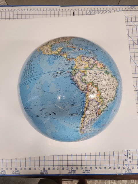NATIONAL GEOGRAPHIC WORLD Globe Vintage 1976 $29.99 - PicClick