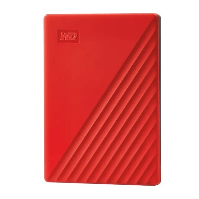O-Western Digital WD 2TB Red USB3.2 My Passport Portable External Hard Drive