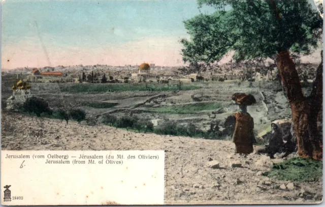 ISRAEL - JERUSALEM - vue du Mont des oliviers