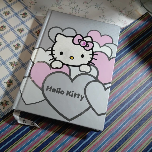 RARO HELLO KITTY Sanrio Diary Diario Scolastico Stickers Da Collezione ...