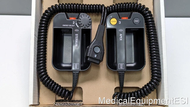 NEW Physio-Control Lifepak 15 Quik Charge Standard Hard Paddles
