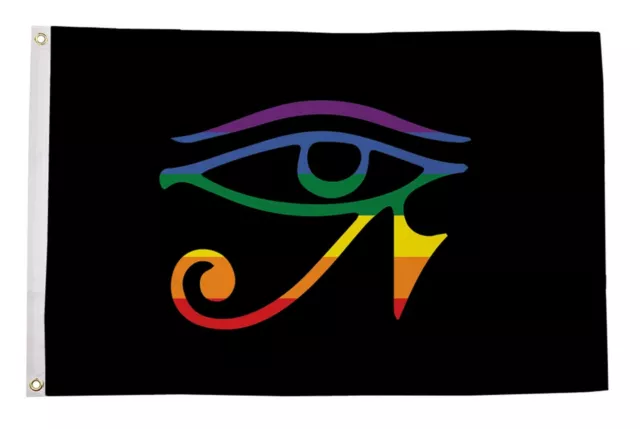 GAY GOTH PRIDE LGBT 5x3 feet FLAG 150cm x 90cm