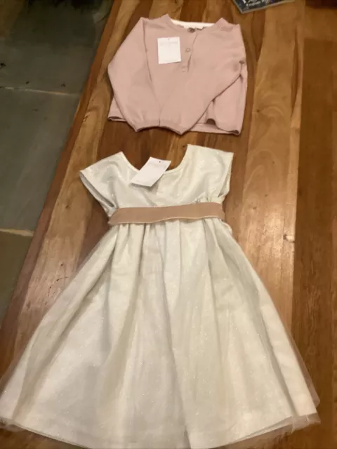 THE LITTLE WHITE COMPANY PARTY DRESS 18-24 Months