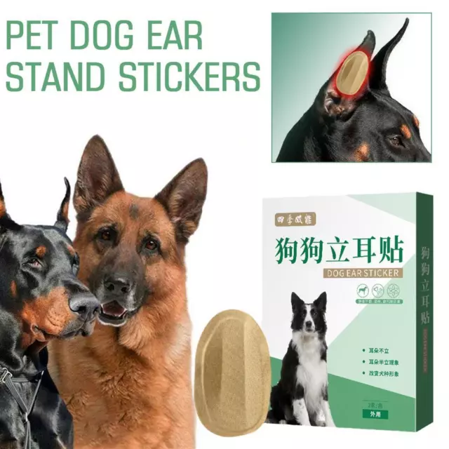 2pcs Dog Ear Stand up Stickers Convenient Practical Lightweight Dog Ear Fixed UK