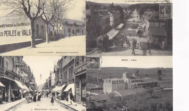 Lot de 100 reproductions de cartes postales anciennes old postcards 1895-1915 1