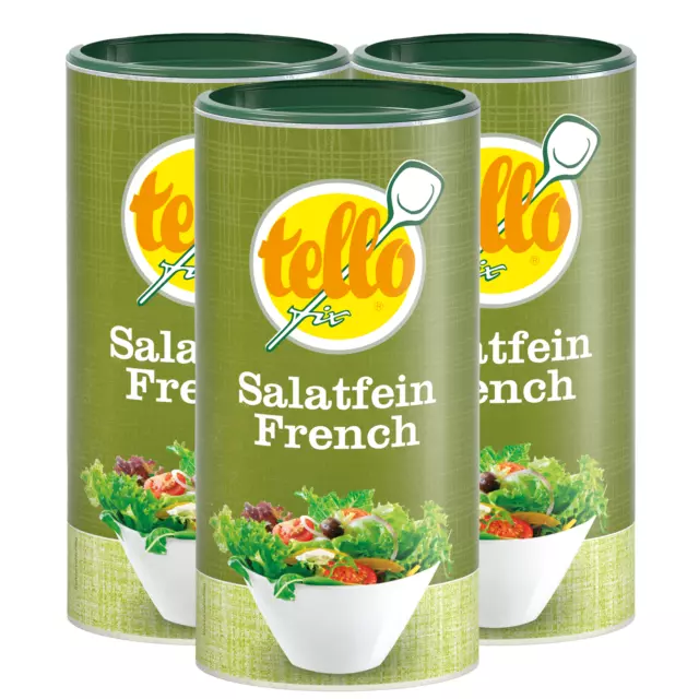 (EUR 21,96/kg) tellofix Salatfein French 3 x 250 g