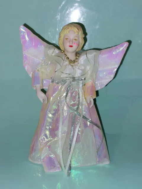 Christmas Vintage Kitsch Angel Fairy Tree Topper Decoration