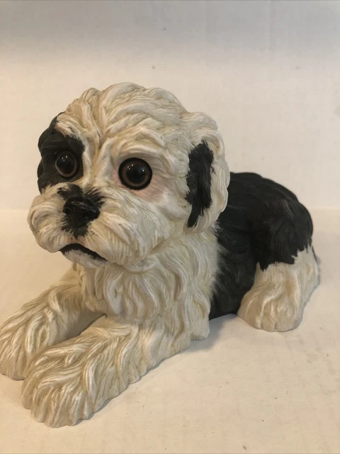 Vintage Purebred Pet Enesco Shih Tzu Dog Kathy Wise 1984 Dog Figurine