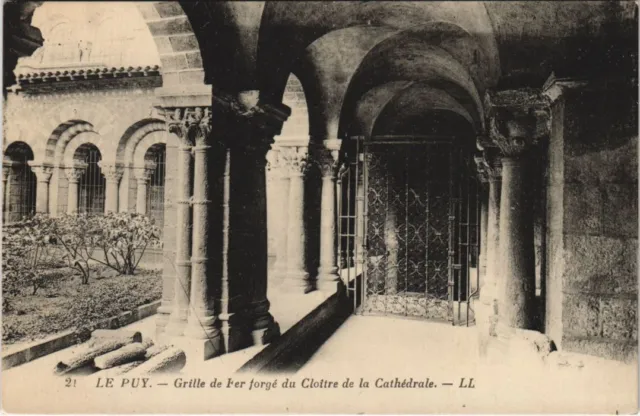 CPA LE PUY - Iron Grid forge Cathedral Cloister (159706)