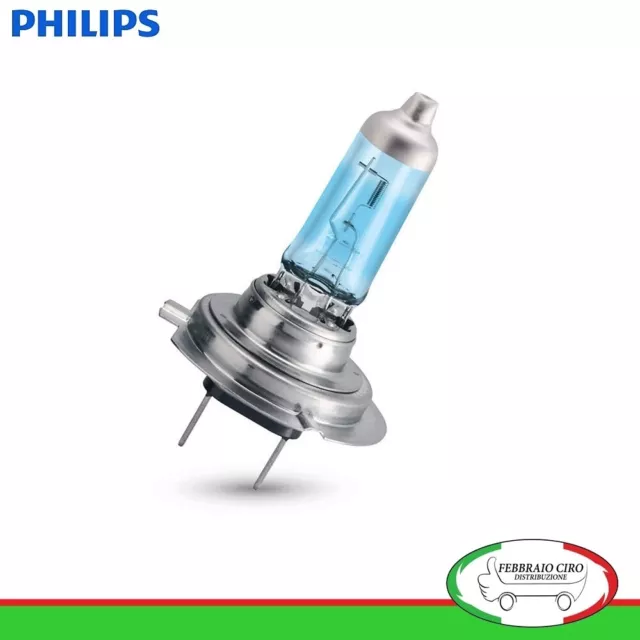 2 Lampade H7 Philips WhiteVision Ultra 4200 K 12 V 55 W + 2 Lampadine T10 (W5W) 3