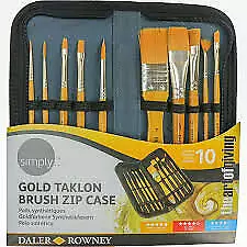 Daler Rowney Set 10 Pennelli Sintetico Per Dipingere
