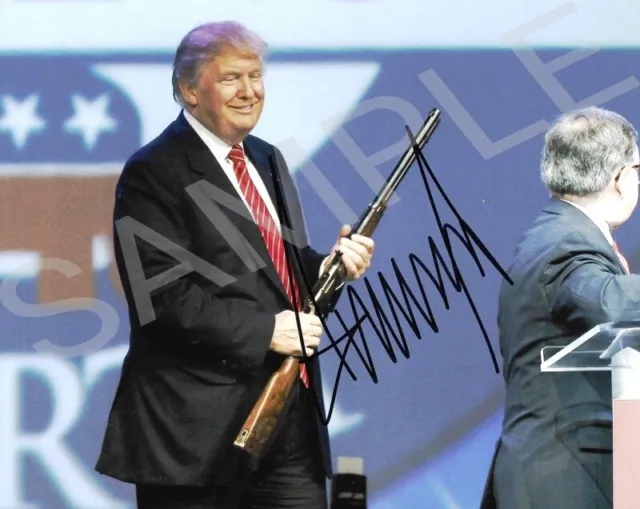 Photo Donald Trump Autographe Signed 10 x 15 cm DT6