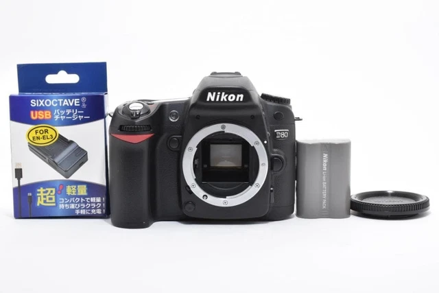 新品級 NIKON デジタル D80 ショット数 1,141枚 ボディ H224 CLASS NIKON DIGITAL D80 Number of shots 1,141 Body H224 $428.37