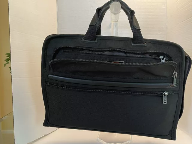 Tumi Ballistic Black Nylon Computer Laptop Briefcase 26111D4