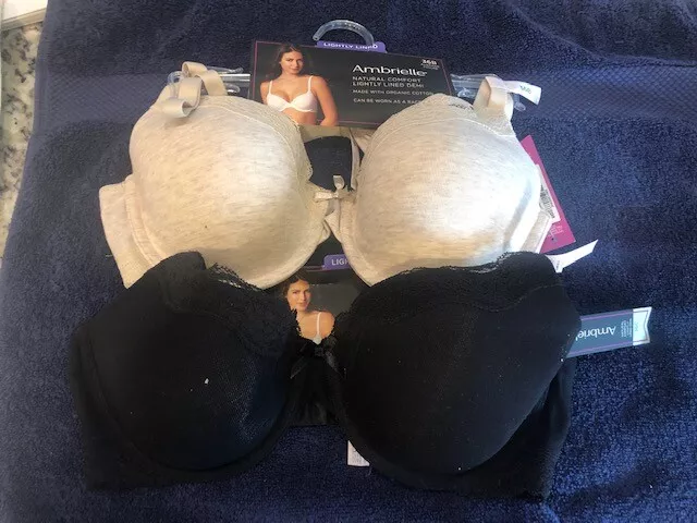 AMBRIELLE Natural Comfort Lightly Lined Full Coverage U/W Bra