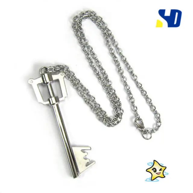 Game Kingdom Hearts Keyblade Key Sora Riku Kair Roxas Pendant Choker Necklace