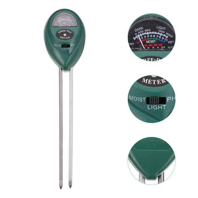 3 -in-1 Kit D'analyse De Sol En Ph Mètre Jardinage PH-mètre Plante