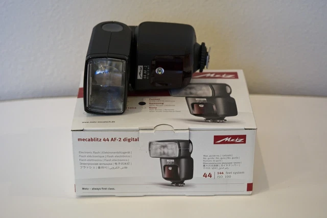 Metz Mecablitz 44 AF-2 Shoe Mount Flash for Samsung NX - damaged