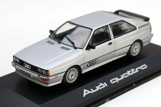 Audi Quattro (Urquattro) Bj. 1980-1982,Argenté Métallique,Minichamps-Modell 1:43