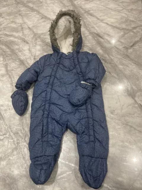 Tuta da neve blu bambino 0-3 mesi