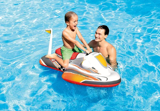 Gonfiabile Intex Wave Rider piscina spiaggia zattera jet sci galleggiante #57520 2